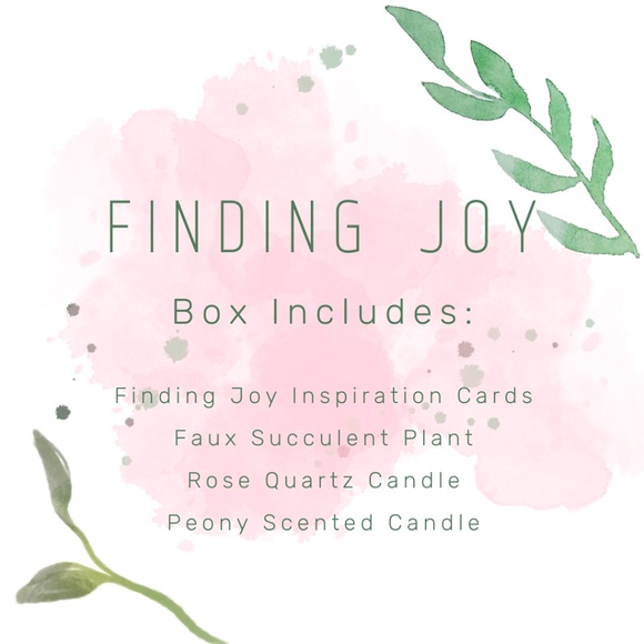 Self Care Finding Joy Handpicked Gift Box with daily inspirational cards - Picture 2 of 6